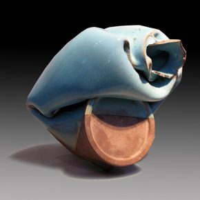 51 Lv Pinchang, Blue Form No.2, jun porcelain, 1985