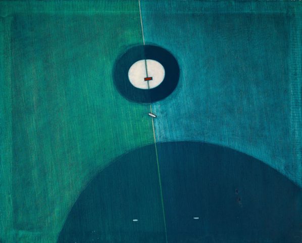 Ho Kan, Untitled 66, 1966; Oil on canvas, 80x100cm