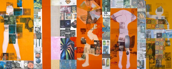 Robert Rauschenberg (1925–2008), The 14 Mile or 2 Furlong Piece (detail), 1981-98; © 2016 Robert Rauschenberg Foundation Robert Rauschenberg (1925–2008), The 14 Mile or 2 Furlong Piece (detail), 1981-98; © 2016 Robert Rauschenberg Foundation