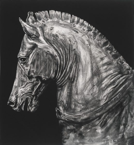 Sun Hao, Portrait of the Horse No.2, 2016; Ink on paper, 97x90cm