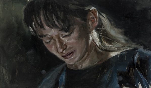 Chen Han, Restraint, 2015; Oil on canvas, 35x60cm