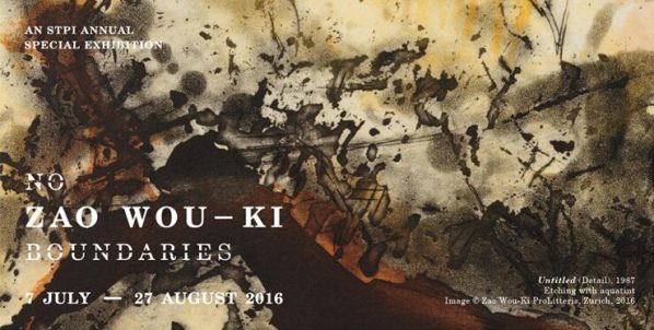 Poster of Zao Wou-Ki No Boundaries