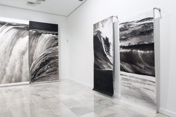 Raúl ARTILES, Untitled (Black Hole Series), 2015, Graphite on paper, 110 x 140cm