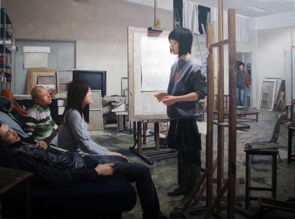 05 Zhang Chao, Undergraduate Graduation Creation, Our No. 1 Studio, 2009; Oil on canvas, 200×140cm