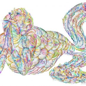 18 Wu Jian’an, The Fish Pattern III. (Design drawing)
