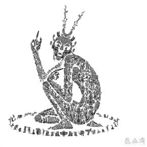 21 Wu Jian’an, Seven Layered Shell Monkey King. (Design drawing)