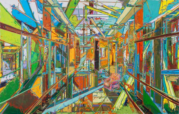 You Jin, Forgotten Vacancy, 2015; Oil on canvas, 280x180cm