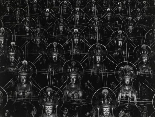 Hiroshi Sugimoto, Sea of Buddha 001, 002, 003(Detail), 1995; gelatin silver prints, 119.4cmx149.2cm three prints each