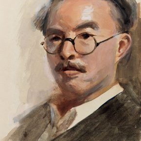 31-qin-xuanfu-self-portrait-no-1-gouache-on-paper-54-x-39-5-cm-1954-in-the-collection-of-national-art-museum-of-china