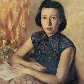 34-qin-xuanfu-portrait-of-my-wife-oil-on-canvas-66-x-54-cm-1945