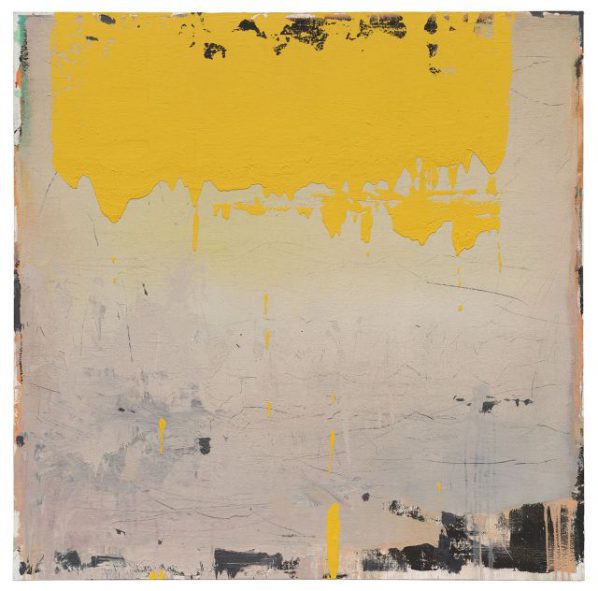 Feng Liangming, Yellow 16-18, 2016; Painting, 150x150cm