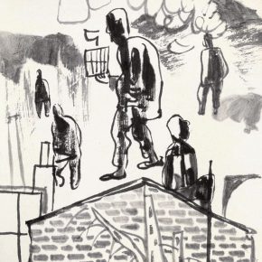 46 Lu Chen, a draft of the Figures with Cages