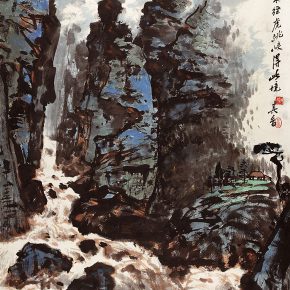 04 Zong Qixiang, The Hutiao Gorge, 121 x 70.3 cm, 1993