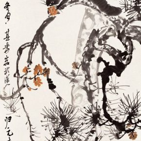 14 Zong Qixiang, A Squirrel, 136 x 67.5 cm, 1979