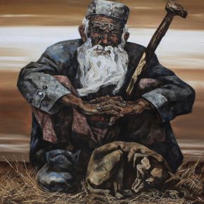 04 Ye Nan, Companion, oil on canvas, 180 x 180 cm, 2010