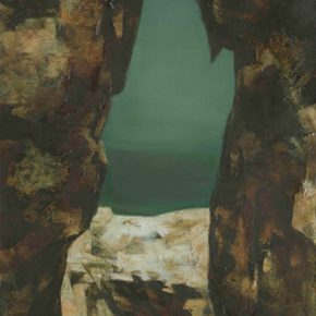 66 Ye Nan, Fairy Cave No.3, oil on canvas, 150 x 50 cm, 2013