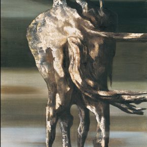 74 Ye Nan, Weathering Group Paintings No.1, 200 x 105 cm, 2005