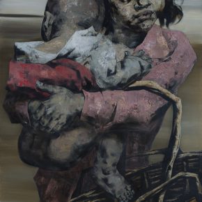 79 Ye Nan, Watching the Home No.1, oil on canvas, 195 x 114 cm, 2006