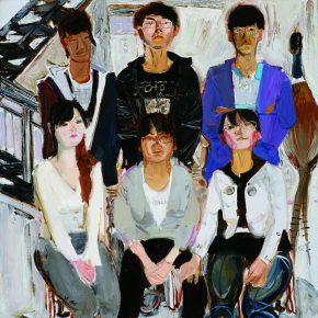 31 Dai Shihe, Students of the Art Class, oil on canvas, 80 x 80 cm, 2010