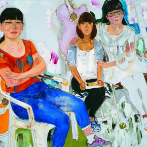 48 Dai Shihe, The Music Class, oil on canvas, 100 x 120 cm, 2014