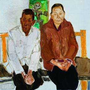 49 Dai Shihe, A Peasant Poet and His Wife from Yunnan, oil on canvas, 100 x 100 cm, 2012