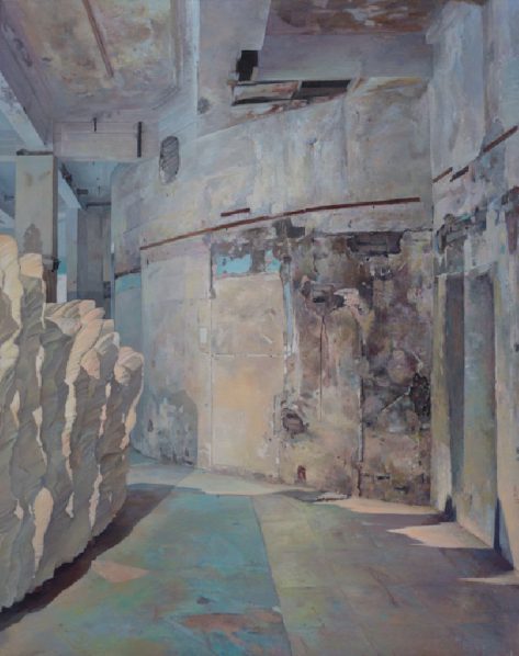 Lu Liang, Central Mall, 2016; Oil on canvas, 190x160cm