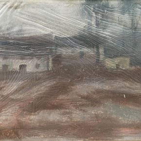 12 Tian Shixin, Landscape, pastel on paper, 22 × 30 cm, 1980
