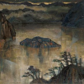 37 Tian Shixin, a Storm is Coming, oil on canvas, 48 × 45 cm, 1972