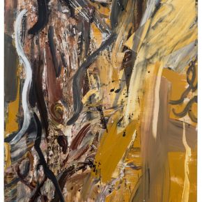 09 Liu Shangying, Populus Diversifolias and Sand No.37, oil on canvas, 240 x 160 cm, 2016