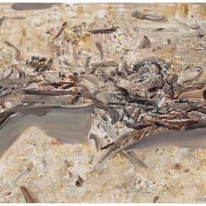 23 Liu Shangying, Populus Diversifolias and Sand No.16, oil on canvas, 160 x 240 cm, 2015