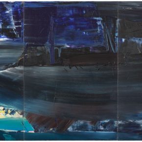 97 Liu Shangying, Lake Manasarovar 22, oil on canvas, 240 x 480 cm, 2014