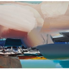 98 Liu Shangying, Lake Manasarovar 23, oil on canvas, 160 x 240 cm, 2014