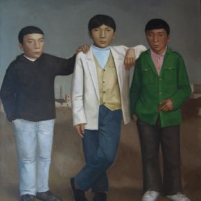 23 Duan Jianwei, Three Teenagers, 160 x 130 cm, 2011