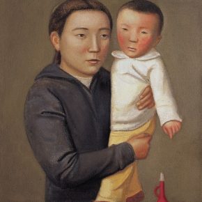 24 Duan Jianwei, Mother and Son, oil on canvas, 73 x 60 cm, 2011