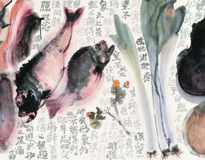 28 Li Jin, A Feast No.2, ink and color on paper, 52 x 230 cm, 2012