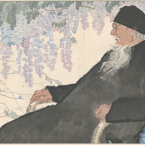 Li Hu, Portrait of Qi Baishi, 1963