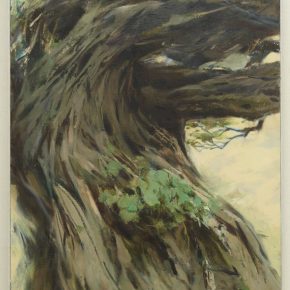 Lin Gang, An Ancient Tree 67x57.5cm 1980
